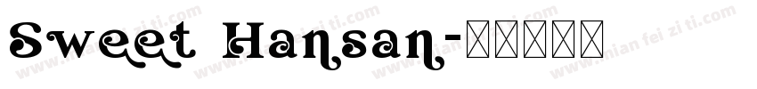 Sweet Hansan字体转换